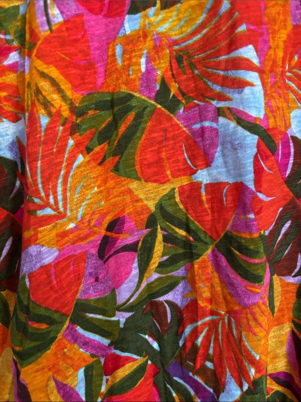 C&C CALIFORNIA Multicolor Tropical Button-Front Top - Picture 4 of 4